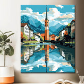 Village in Austria Paint by Numbers